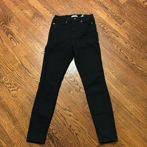 Good American Black High Waisted Good Waist Skinny Jean